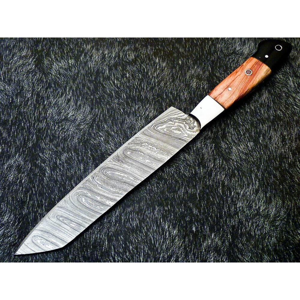 12 Damascus Steel Chef Knife  Hand Forged Kitchen Knife Gift For Chefs 1