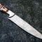 CUSTOM HANDMADE 13 DAMASCUS STEEL CHEF KNIFE ENGRAVED CAMEL BONE HANDLE 3