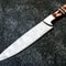 CUSTOM HANDMADE 13 DAMASCUS STEEL CHEF KNIFE ENGRAVED CAMEL BONE HANDLE 2