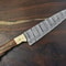 Handmade Hand Forged Twist Damascus Chef Knife 13 Kitchen Knife With Hardwood Handle 1