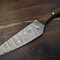 13 Handmade Damascus Chef Knife Custom Forged Kitchen Knife With Walnut Wood 0