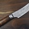 Handmade Damascus Chef Knife Custom Forged Kitchen Knife With Walnut Wood 1
