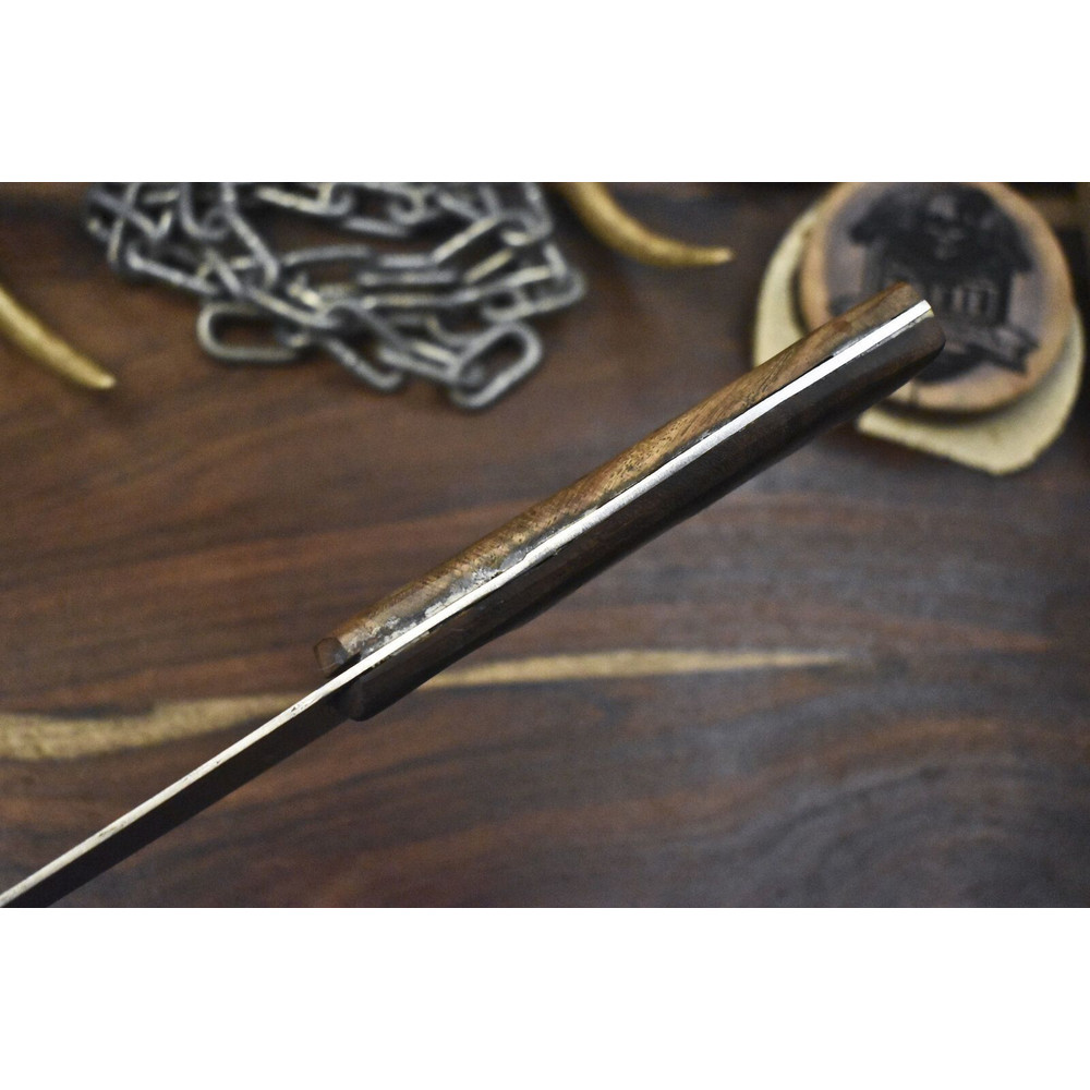 13 Hand Forged Damascus Chef Knife  Artisan Kitchen Knife Gift 2