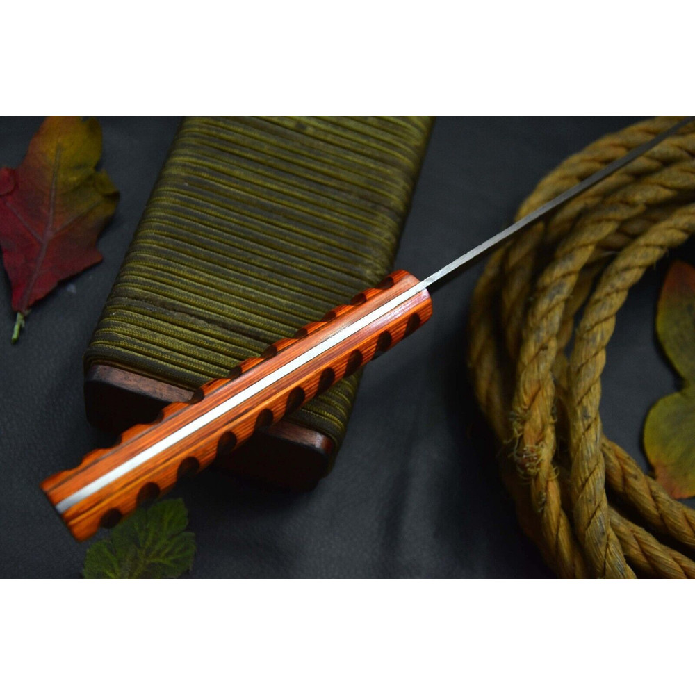 Custom Forged 105 Inch Damascus Chef Knife  Handmade Kitchen Cooking Knife 3