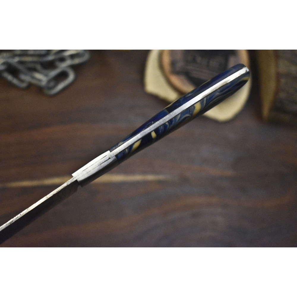 Custom Forged 11 Damascus Steel Chef Knife With Micarta Handle  Survival Kitchen Knife 2