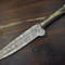 Custom Forged 13 Inch Damascus Chef Knife  Handmade Kitchen Cooking Knife 0