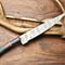 13 Damascus Steel Chef Knife Hand Forged Kitchen Knife Gift For Chef 3
