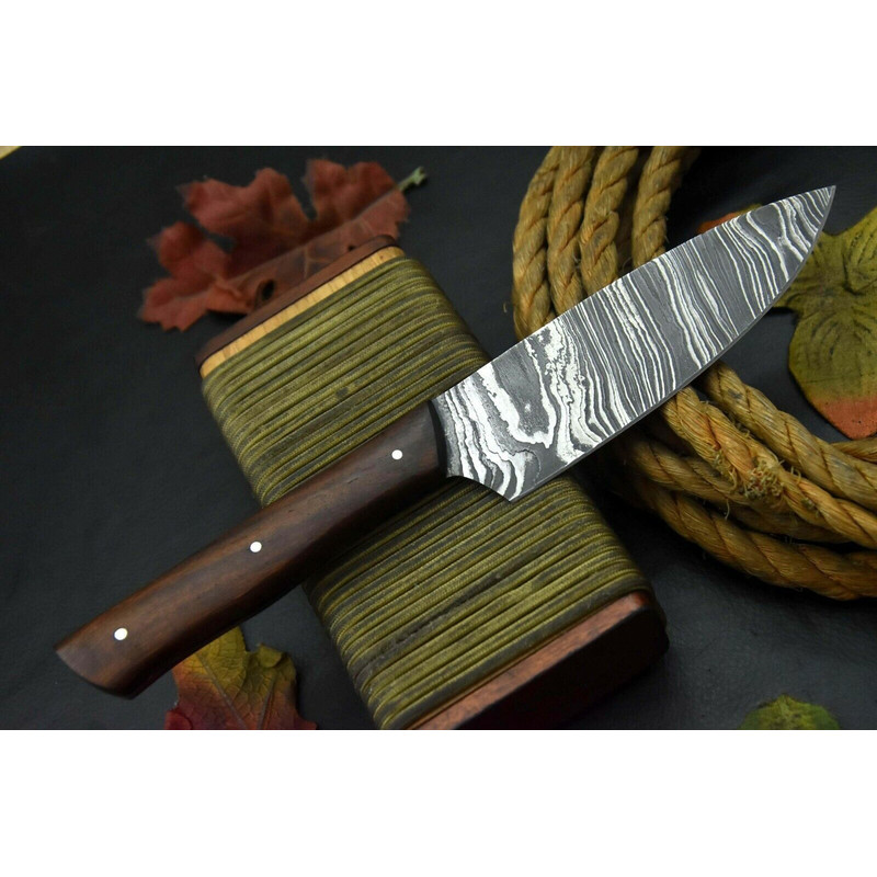 101 Hand Forged Damascus Chef Knife  Artisan Kitchen Knife Gift 2