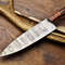 12 Custom Handmade Damascus Steel Chef Knife  Durable Hardwood Handle Full Tang 2