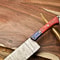 Custom Handmade Damascus Steel Chef Chopper Knife Durable Hardwood Handle Full Tang 1