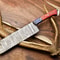 Custom Handmade Damascus Steel Chef Chopper Knife Durable Hardwood Handle Full Tang 0