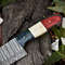 13 Handmade Twist Damascus Chef Knife  Bone  Wood Handle Outdoor Kitchen Knife 1