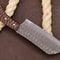 Custom Hand Forged Carbon Steel Meat Vegetable Cleaver Knife With Wood Handle 0