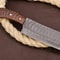 Custom Hand Forged Carbon Steel Meat Vegetable Cleaver Knife With Wood Handle 2