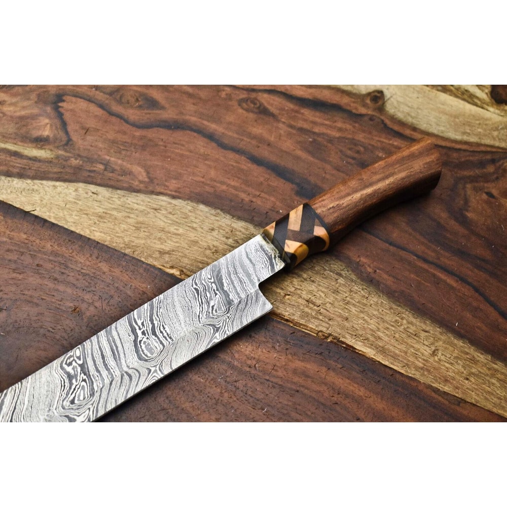 Handmade 14 Damascus Steel Full Tang Chef Knife Kitchen Cooking Knife 1