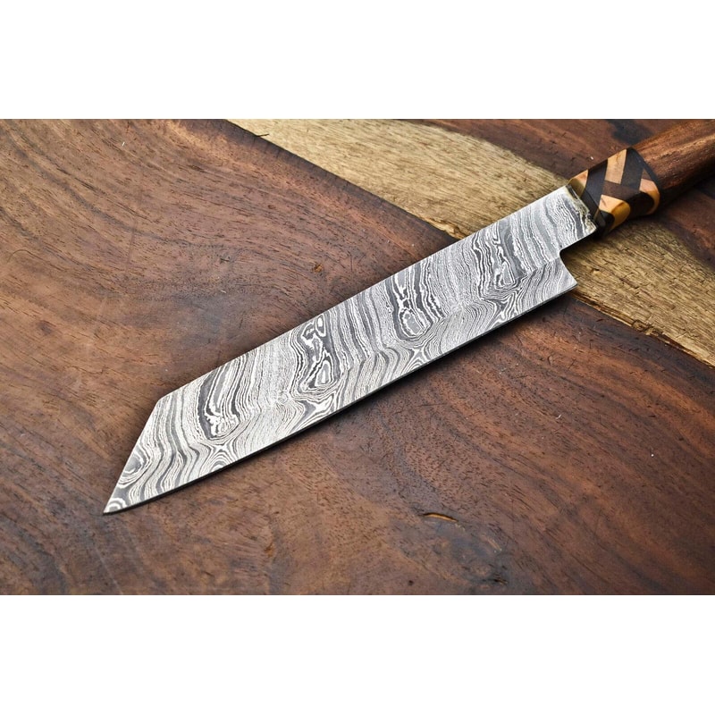 Handmade 14 Damascus Steel Full Tang Chef Knife Kitchen Cooking Knife 2