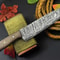 14 Inch Custom Hand Forged Damascus Chef Knife Full Tang Kitchen Knife 2