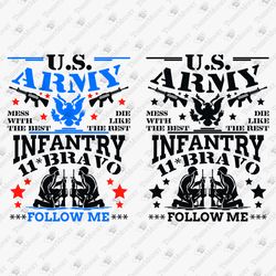 US Army Infantry American Soldier United States Troops Cricut SVG Cut File T-shirt Graphic