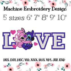 embroidery design stitch and angel lovers