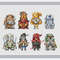 Gnomes Cross Stitch Pattern Star Wars Cross Stitch Pattern Book Cross Stitch Pattern Movie Cross Stitch Pattern PDF 0