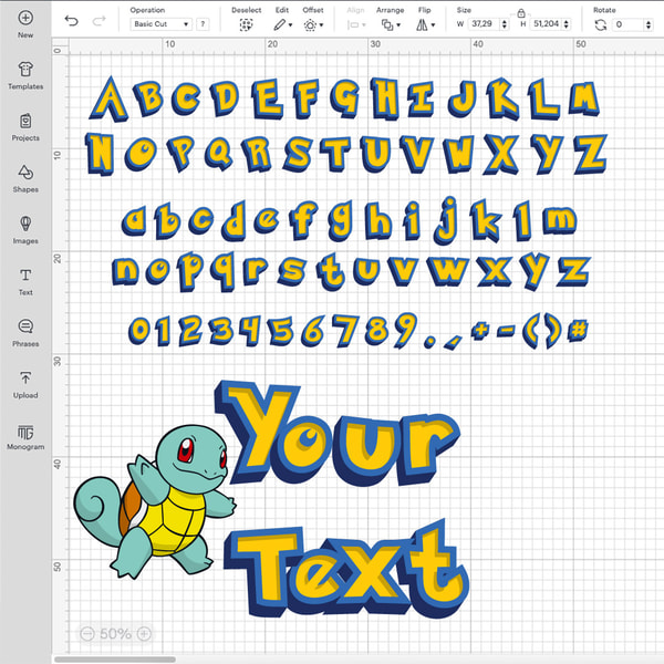 Pokemon Font SVG, Pokemon Layered Font, Pokemon Letters SVG, | Inspire ...