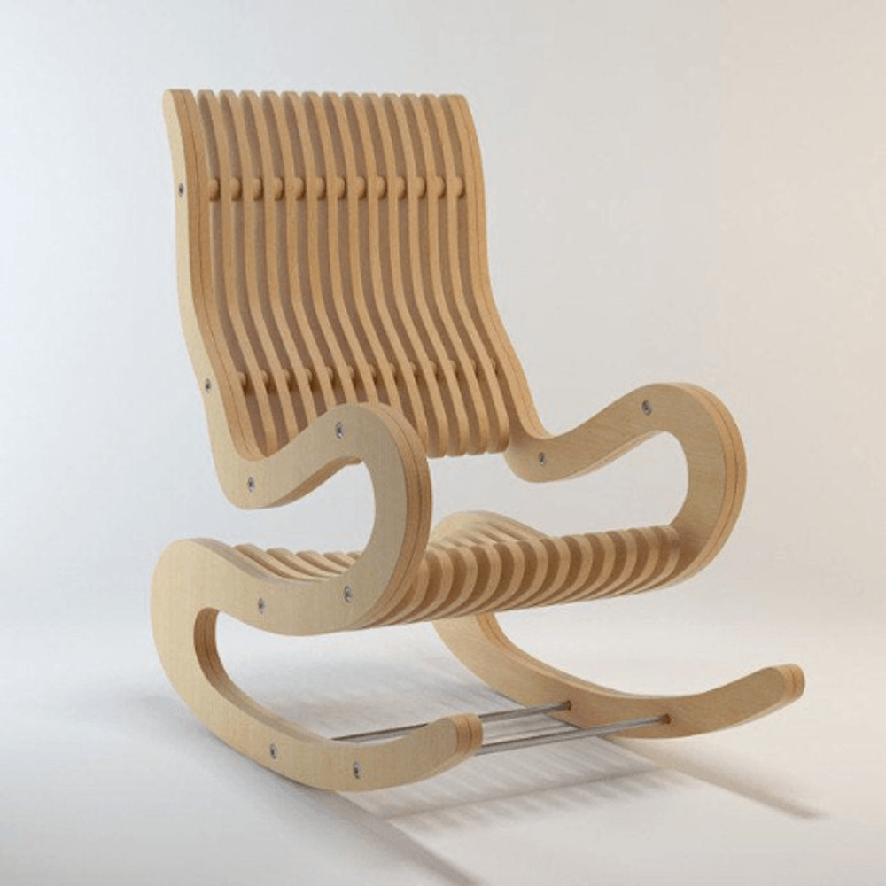 Rocking Chair Cnc File Chair File Cnclaser Cuttingcncfile Laserlaser Cutcnc Plandxf Fileeps Filefil 0