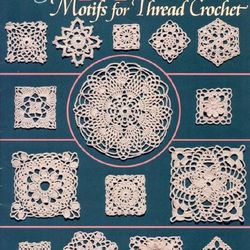 Digital | 101 crochet motifs | Copy of the book | Vintage PDF