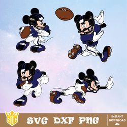 Baltimore Ravens Mickey Mouse Disney SVG, NFL SVG, Disney SVG, Vector, Cricut, Cut Files, Clipart, Digital Download File