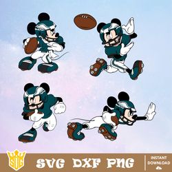 Philadelphia Eagles Mickey Mouse Disney SVG, NFL SVG, Disney SVG, Vector, Cricut, Cut Files, Clipart, Digital Download