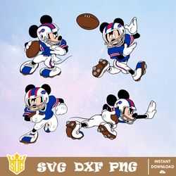 Buffalo Bills Mickey Mouse Disney SVG, NFL SVG, Disney SVG, Vector, Cricut, Cut Files, Clipart, Digital Download Files