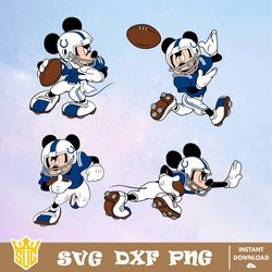 Indianapolis Colts Mickey Mouse Disney SVG, NFL SVG, Disney SVG, Vector, Cricut, Cut File, Clipart, Digital Download