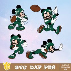New York Jets Mickey Mouse Disney SVG, NFL SVG, Disney SVG, Vector, Cricut, Cut Files, Clipart, Digital Download Files
