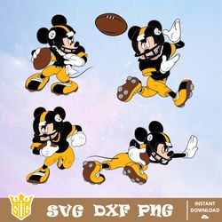 Pittsburgh Steelers Mickey Mouse Disney SVG, NFL SVG, Disney SVG, Vector, Cricut, Cut Files, Clipart, Digital Download