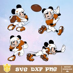 Texas Longhorn Mickey Mouse Disney SVG, NCAA SVG, Disney SVG, Vector, Cricut, Cut Files, Clipart, Digital Download Files