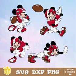 Georgia Bulldogs Mickey Mouse Disney SVG, NCAA SVG, Disney SVG, Vector, Cricut, Cut File, Clipart, Digital Download File