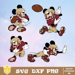 Florida State Seminoles Mickey Mouse Disney SVG, NCAA SVG, Disney SVG, Vector, Cricut, Cut Files, Clipart, Download File