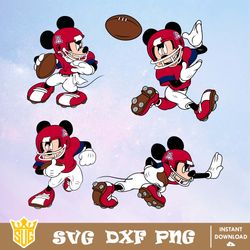 Arizona Wildcats Mickey Mouse Disney SVG, NCAA SVG, Disney SVG, Vector, Cricut, Cut File, Clipart, Digital Download File