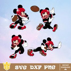 Louisville Cardinals Mickey Mouse Disney SVG, NCAA SVG, Disney SVG, Vector, Cricut, Cut File, Cliparts, Digital Download