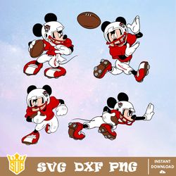 NC State Wolfpack Mickey Mouse Disney SVG, NCAA SVG, Disney SVG, Vector, Cricut, Cut Files, Clipart, Digital Download