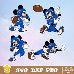 Kansas Jayhawks Mickey Mouse Disney SVG, NCAA SVG, Disney SVG, Vector, Cricut, Cut Files, Clipart, Digital Download File