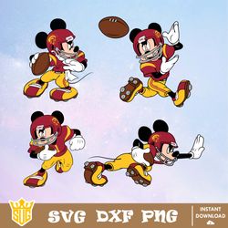 USC Trojans Mickey Mouse Disney SVG, NCAA SVG, Disney SVG, Vector, Cricut, Cut Files, Clipart, Silhouette, Download File