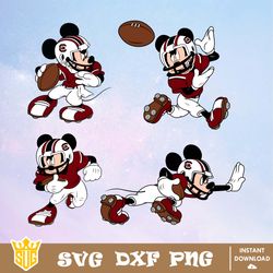 South Carolina Gamecocks Mickey Mouse Disney SVG, NCAA SVG, Disney SVG, Vector, Cricut, Cut Files, Clipart, Digital File