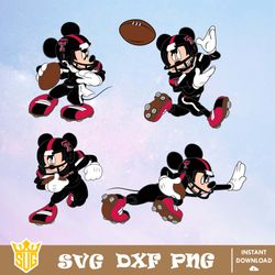 Texas Tech Red Raiders Mickey Mouse Disney SVG, NCAA SVG, Disney SVG, Vector, Cricut, Cut Files, Clipart, Download Files