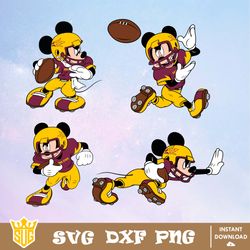 Arizona State Sun Devils Mickey Mouse Disney SVG, NCAA SVG, Disney SVG, Vector, Cricut, Cut Files, Clipart, Digital File