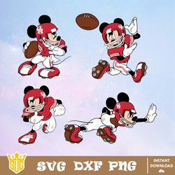 Houston Cougars Mickey Mouse Disney SVG, NCAA SVG, Disney SVG, Vector, Cricut, Cut Files, Clipart, Digital Download File