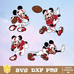 Miami RedHawks Mickey Mouse Disney SVG, NCAA SVG, Disney SVG, Vector, Cricut, Cut Files, Clipart, Digital Download File