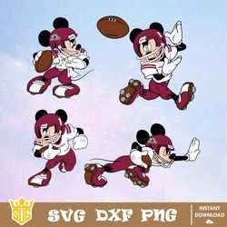 New Mexico State Aggies Mickey Mouse Disney SVG, NCAA SVG, Disney SVG, Vector, Cricut, Cut Files, Clipart, Download File