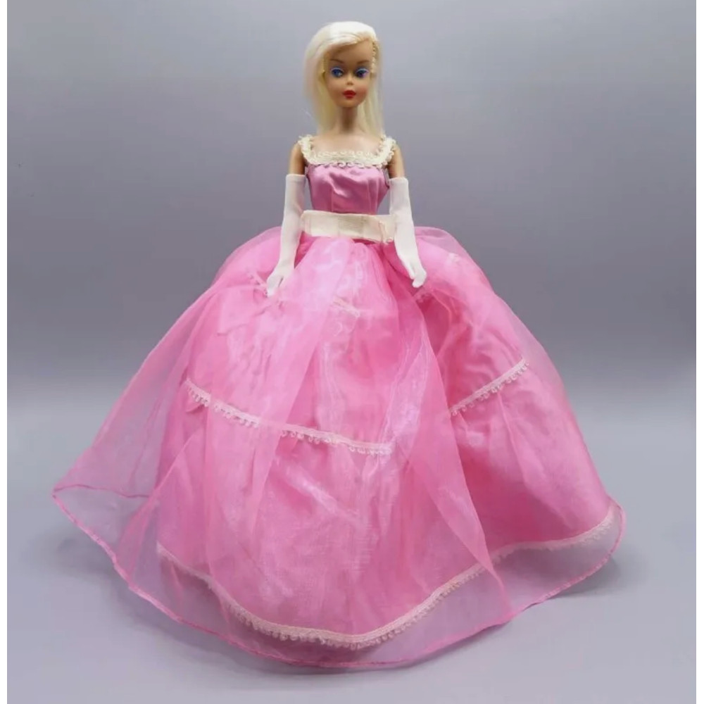 1968 Japanese Exclusive Vintage Barbie Gown Very Hard To Find 0