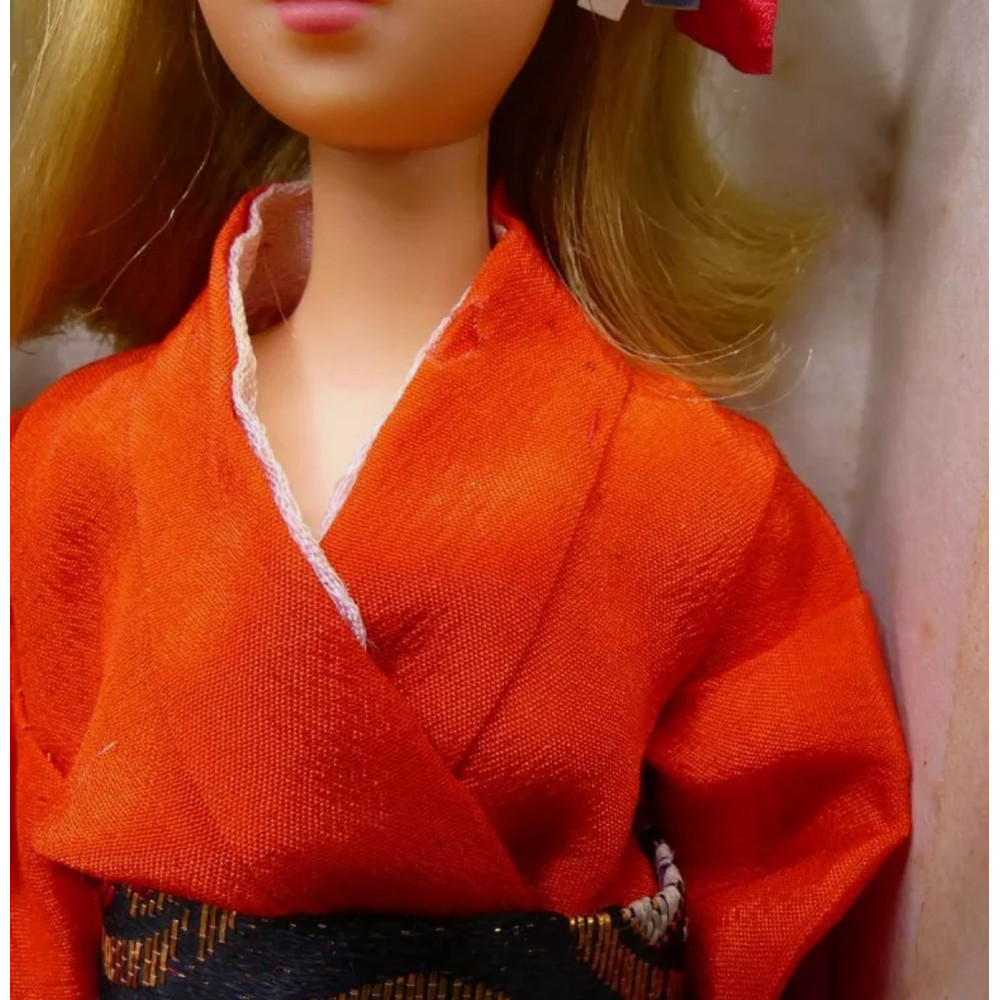 Vintage Francie Doll In Japanese Exclusive Furisode Kimono Boxed Edition 2