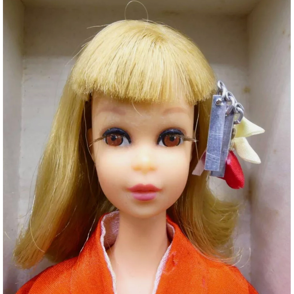 Vintage Francie Doll In Japanese Exclusive Furisode Kimono Boxed Edition 3